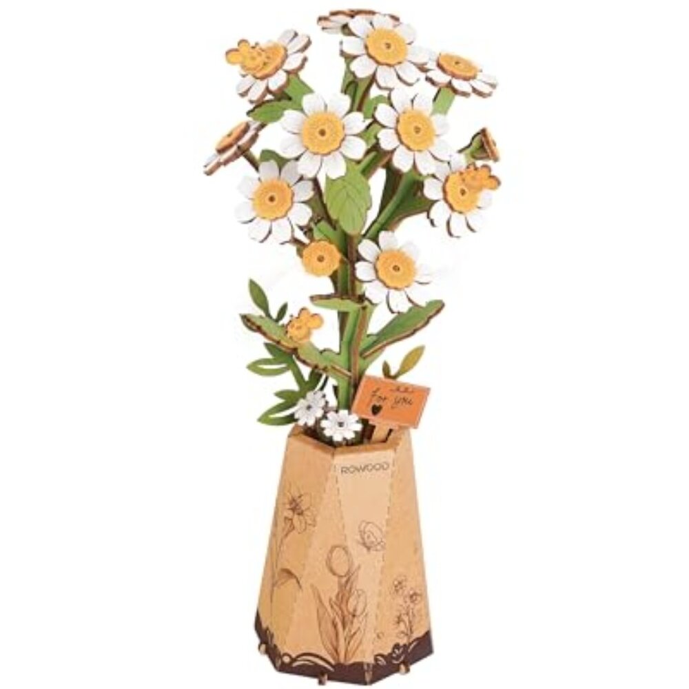 3D Puzzle Wooden Flower